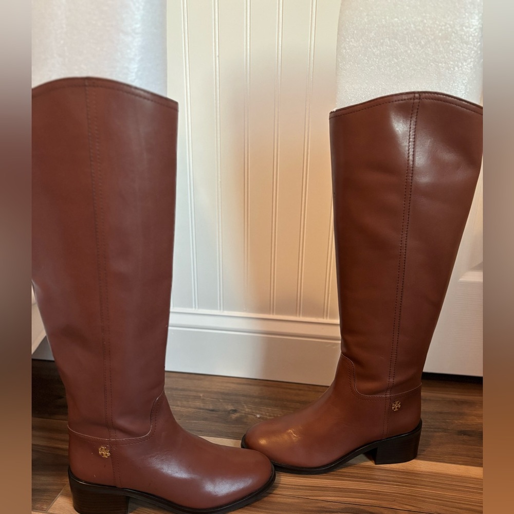 Tory Burch Brown Riding Boots size 9.5